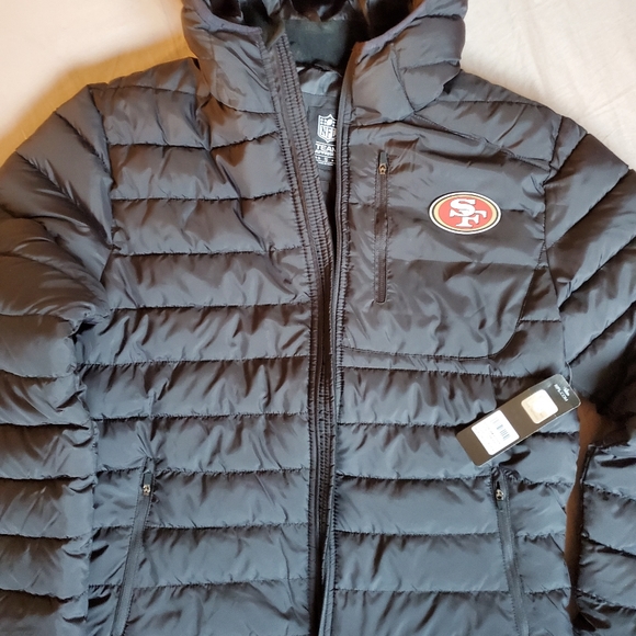 49ers puffer jacket size small - Picture 4 of 8